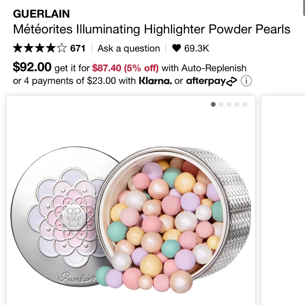 Guerlain meteorites color no 2 tested